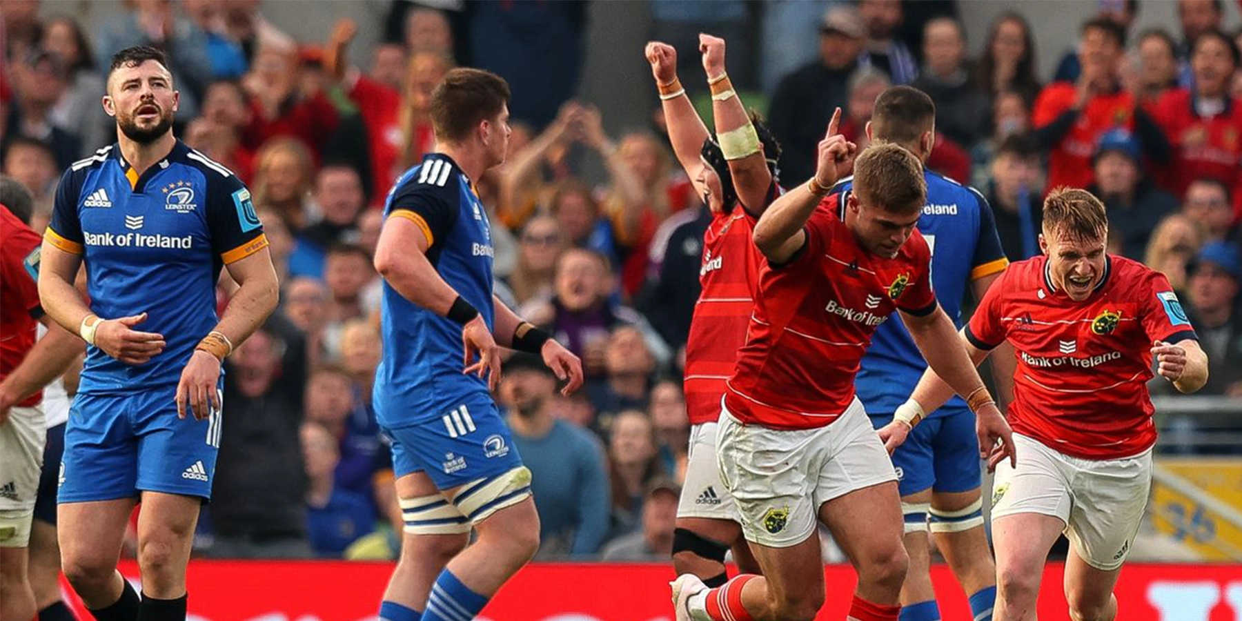 Munbster shock Lienster at Aviva Stadium